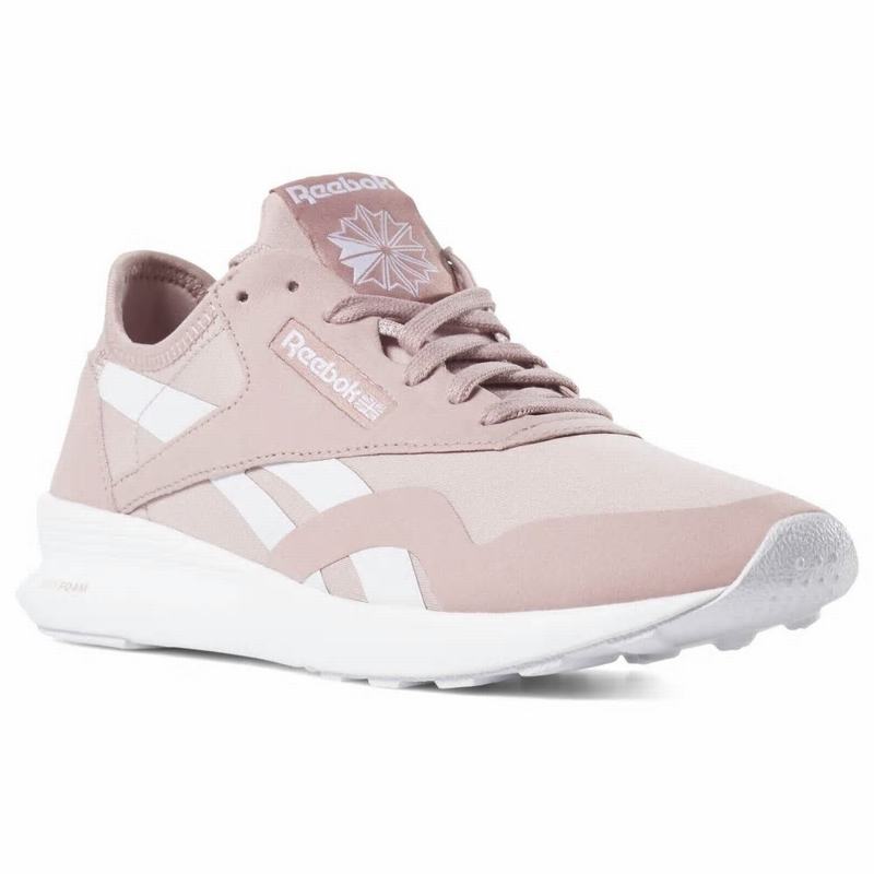 Tenisi Reebok Classic Nylon Dama Roz/Albi Romania LI5662XZ